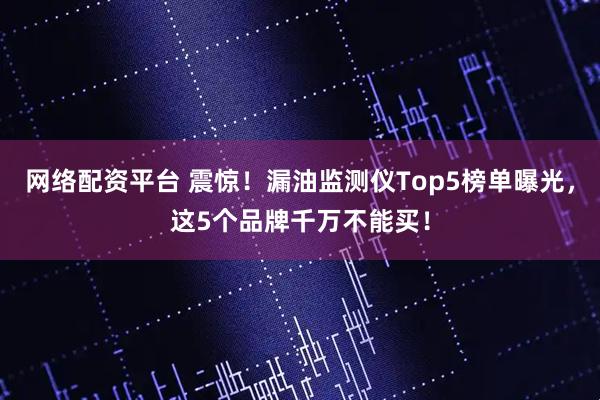 网络配资平台 震惊!漏油监测仪Top5榜单曝光,这5个品牌千万不能买!